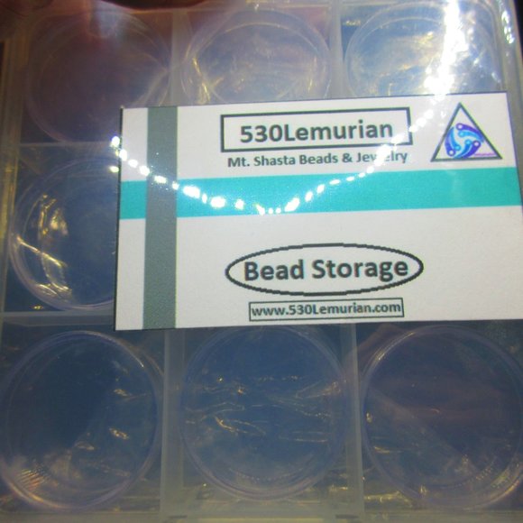 9 Compartment Plastic Bead Strorage Case - Picture 8 of 8